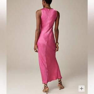 JCrew High neck slip dress